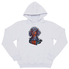 Толстовка "Такса любит тебя больше себя"