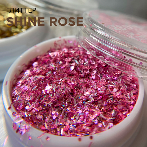 Глиттер SHINE ROSE