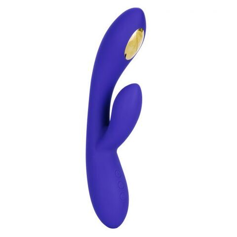 Фиолетовый вибратор с функцией электростимуляции Intimate E-Stimulator Dual Wand - 21,5 см. - California Exotic Novelties Impulse SE-0630-50-3