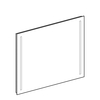Зеркало с подсветкой Geberit Option Basic, двухсторонняя подсветка: B=80см, H=65см