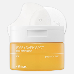 CELIMAX Pore+dark spot brightening pad Тонер-пэды для лица выравнивающие тон кожи, 40шт