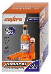 Ombra OHT102 Домкрат гидравлический профессиональный 2 т., 158-308 мм 55409