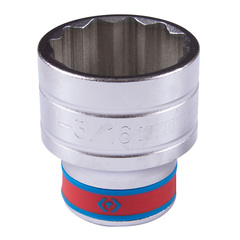 KING TONY (433038S) Головка торцевая стандартная двенадцатигранная 1/2", дюймовая 1-3/16"