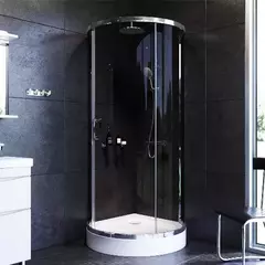 Душевое ограждение 95x95, тонированное стекло без поддона, AM.PM Like - W83G-333-095CG