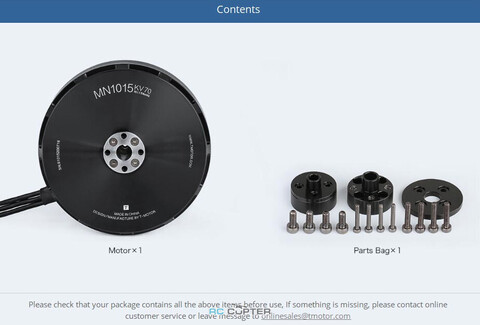 T-Motor MN1015 KV70