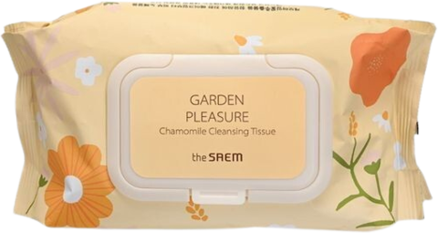 The Saem Garden Салфетки косметические влажные Garden Pleasure Chamomile Cleansing Tissue