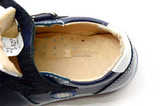 Ботинки для мальчиков Лель (LEL) из натуральной кожи на липучках цвет синий. Изображение 14 из 16.