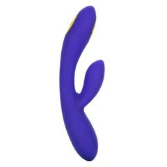 Фиолетовый вибратор с функцией электростимуляции Intimate E-Stimulator Dual Wand - 21,5 см. - 
