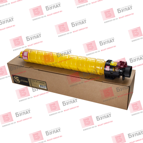 Тонер-картридж БУЛАТ s-Line Type M C2000 (842451) для Ricoh M C2000 (Жёлтый, 15000 стр.), совместимый