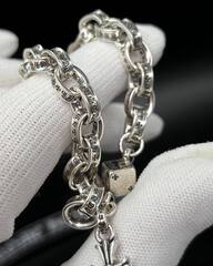 50878- Браслет CROSSBALL BRACELET из стали с посеребрением CHROME HEARTS