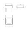 Cezares SLIDER-TUMS-GM SLIDER-TUMS-GM Стакан подвесной, стекло, исполнение оружейная сталь