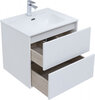 Aquanet 287540 Тумба Lino 60 (Flat) белый глянец (287540)