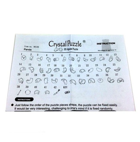 Кристальный пазл 3d Сrystal puzzle 