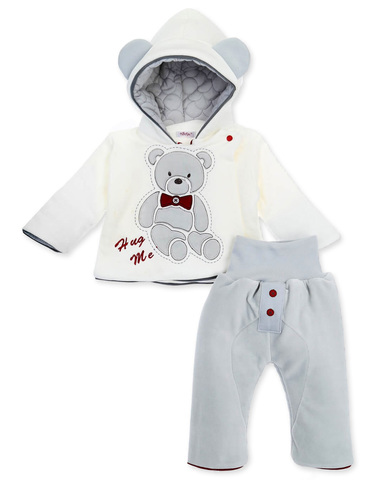 Утепленный комплект с мишкой для мальчика Sofija Brysio