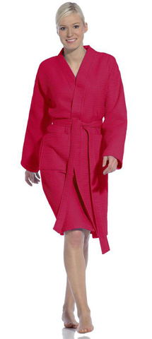 Халат вафельный Vossen Rom cranberry