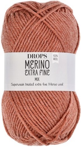 Пряжа Drops Merino Extra Fine 45 румяна