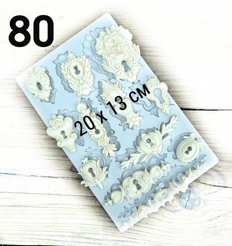0080 Молд силиконовый Замочные скважины
