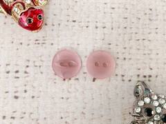 Пуговицы блузочные, d 1,1 см, 2 прокола, светло-розовый