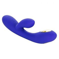 Фиолетовый вибратор с функцией электростимуляции Intimate E-Stimulator Dual Wand - 21,5 см. - 