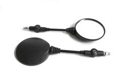 Зеркало круглое с длинной ножкой для мотоцикла.