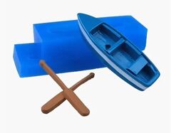 Силиконовый молд лодка с веслами 3 D