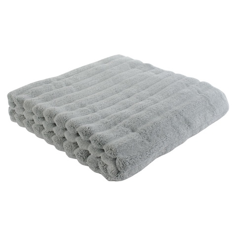 Полотенце 70х140 Tkano Essential Waves серое