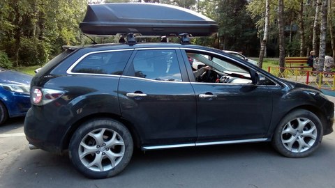 Автобокс "Way-box" на крышу Mazda CX-9