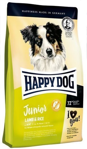 купить Happy Dog Supreme Young Line Junior Lamb & Rice сухой корм для юниоров в возрасте с 7-го месяца по 18-й месяц с чувствительным пищеварением с ягненком и рисом