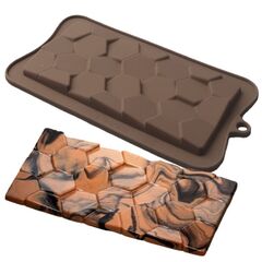 Форма силиконовая для шоколада «Плитка мозаика»