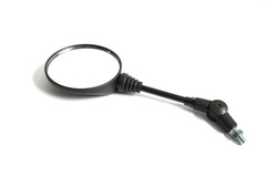 Зеркало круглое с длинной ножкой для мотоцикла.