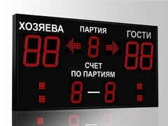 Табло для волейбола Импульс 721-D21x4-D15x3-S4-A2