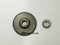 Коническая пара (СС-51) d10*D49,5-Z37 / d 8-Z12 для УШМ 125