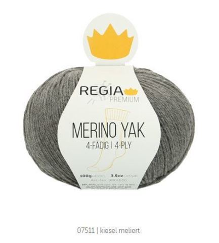 Пряжа Schachenmayr Regia Merino Yak 07511 галька меланж