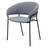 Стул Portman серый с черными ножками