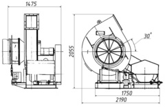 ДС-158 20.05.000 Установка дымососа