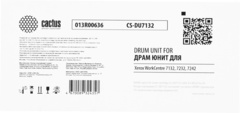 Фотобарабан (Drum-Unit) Cactus CS-DU7132 (013R00636) черный Xerox для WorkCentre 7132, 7232, 7242 (ч/б: 80'000 стр.)