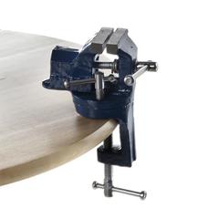 Тиски слесарные поворотные КОБАЛЬТ настольные, ширина губок 40 мм, захват 40 мм, 0.8 кг, коробка (248-306) (Арт. 248-306)