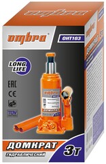 Ombra OHT103 Домкрат гидравлический профессиональный 3 т., 180-350 мм 55410