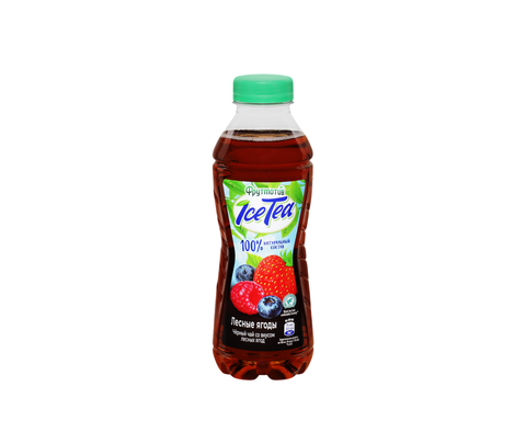 Черный чай ICE TEA со вкусом лесных ягод 0,5л