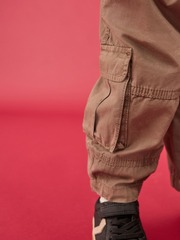 Брюки карго для мальчика Next E44-882, Светло-коричневый