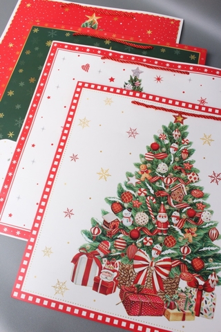 Пакет подарочный ХL вертикальный, НГ  Пакет подарочный ХL вертикальный, НГ