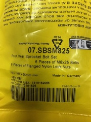 крепеж ведомой звезды (6 шт. M8 x 25)