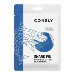 Consly Hydrogel Shark Fin Face Mask гидрогелевая маска с экстрактом акульего плавника