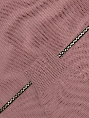 Толстовка на замке из мягкой шерсти