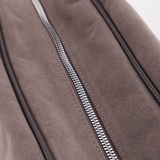 Сумка Саломея 501 эко-замша серый шоколад