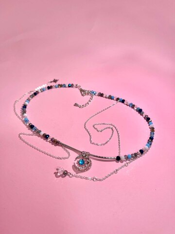 Чокер голубой с месяцем