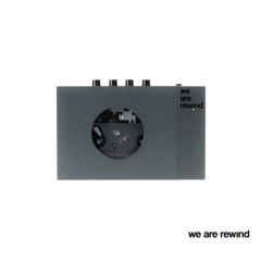We Are Rewind Cassette Player Grey