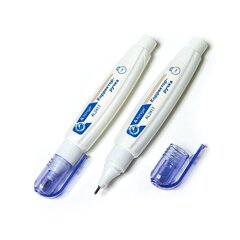 
          Корректор-ручка Alingar, 7 мл, на спиртовой основе, металл. наконечник, уп. 24 шт