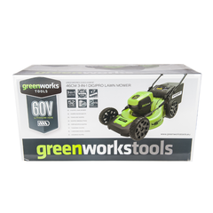 Газонокосилка Greenworks GD60LM46SPK4 60V (46 см) самоходная аккумуляторная, с АКБ 4 А/ч и ЗУ