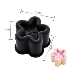 Силиконовая форма для муссовых бенто тортов «Звезда»